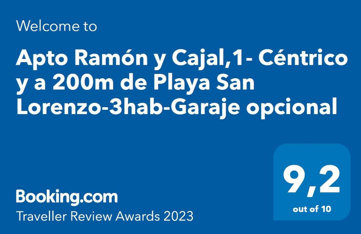 Apto Ramon Y Cajal,1- Centrico Y Cerca De Playa San Lorenzo-3Hab Garaje Opc Gijón Exteriér fotografie